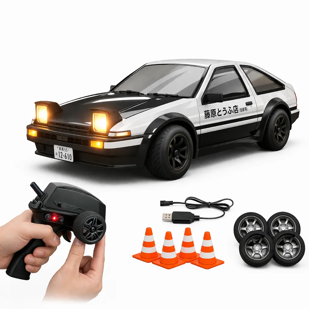 1:64 Mini RC Drift Car in Remote (bestseller) - Image 3