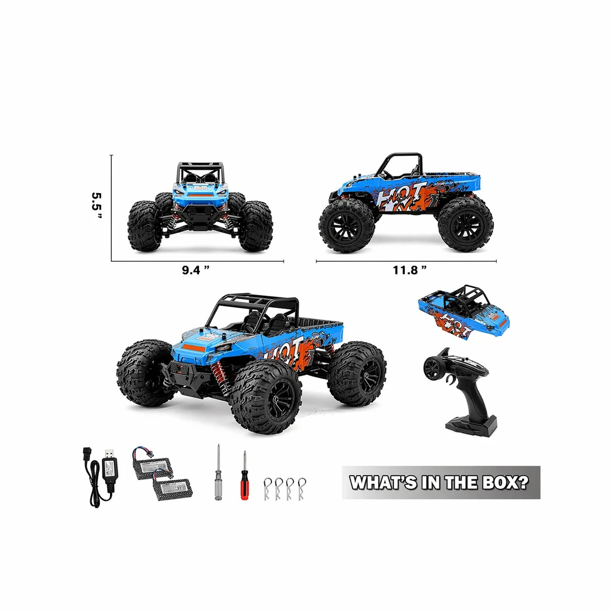 G160 36km High Speed Off Road RC Car - Image 5