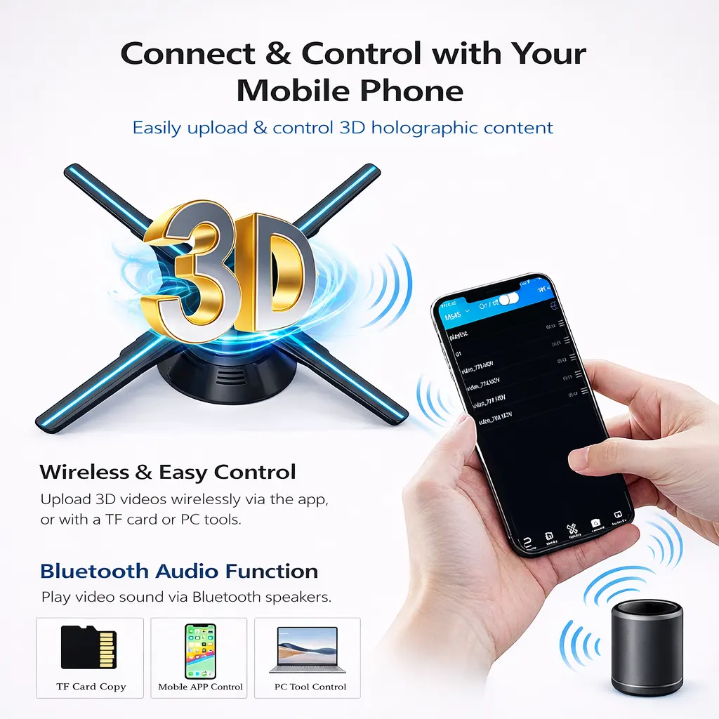 3D Hologram Fan Projector - Image 6