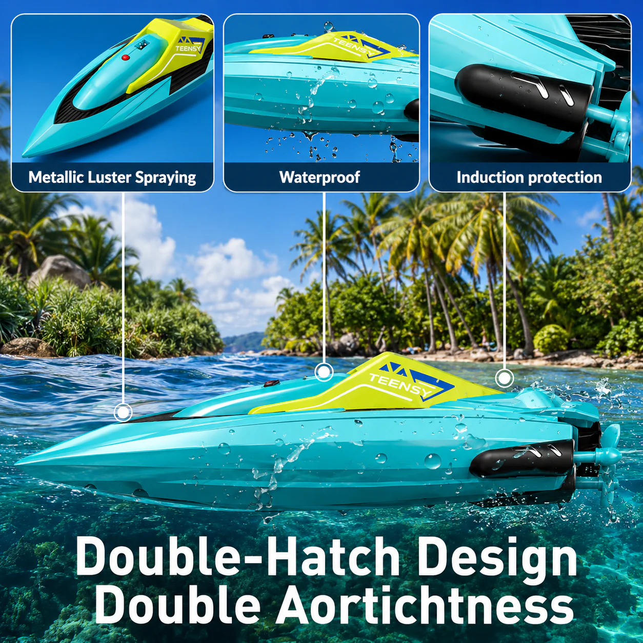 4DRC world smallest 10cm rc boat - Image 5