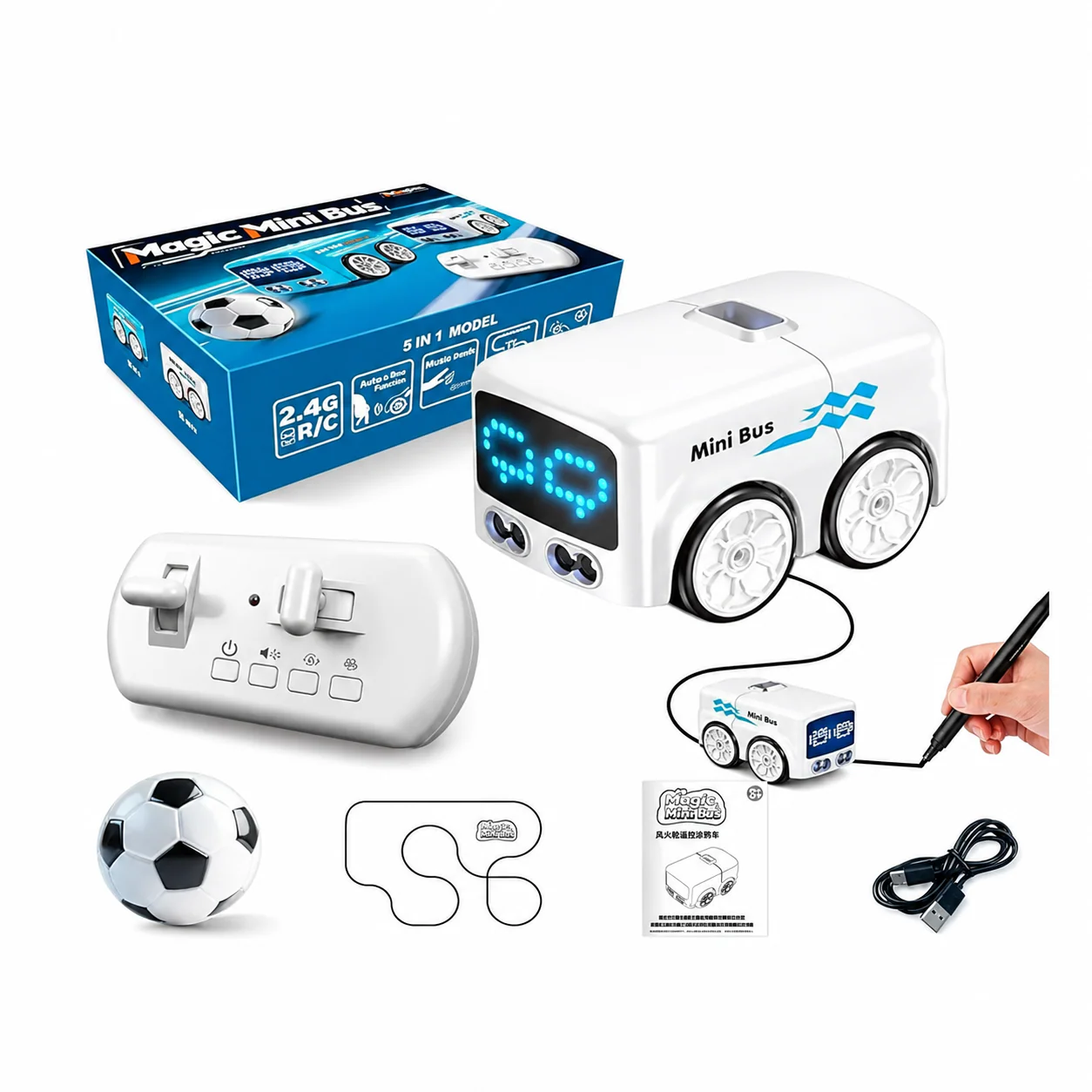 5-in-1 Magic Mini Smart RC Bus - Image 11