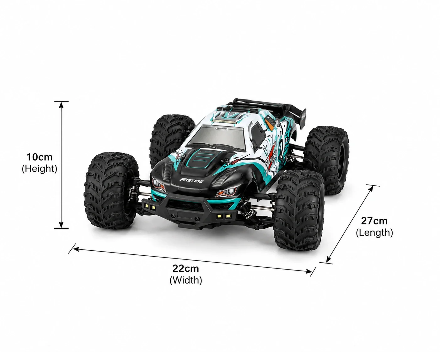 70+ KM/H Hobby Grade 4WD RC Monster Truck ( High Speed Off-Road Racer ) - Image 2
