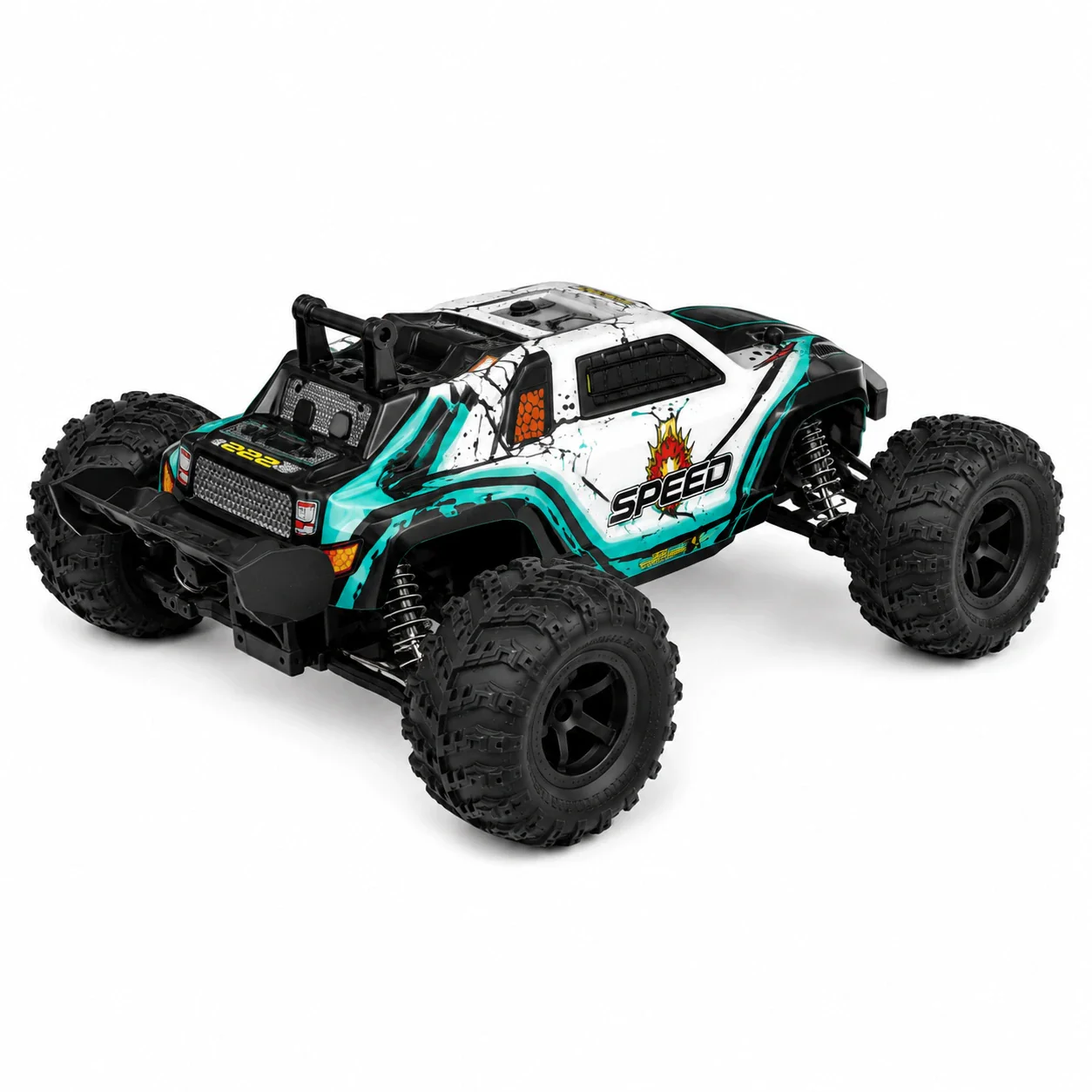 70+ KM/H Hobby Grade 4WD RC Monster Truck ( High Speed Off-Road Racer ) - Image 3