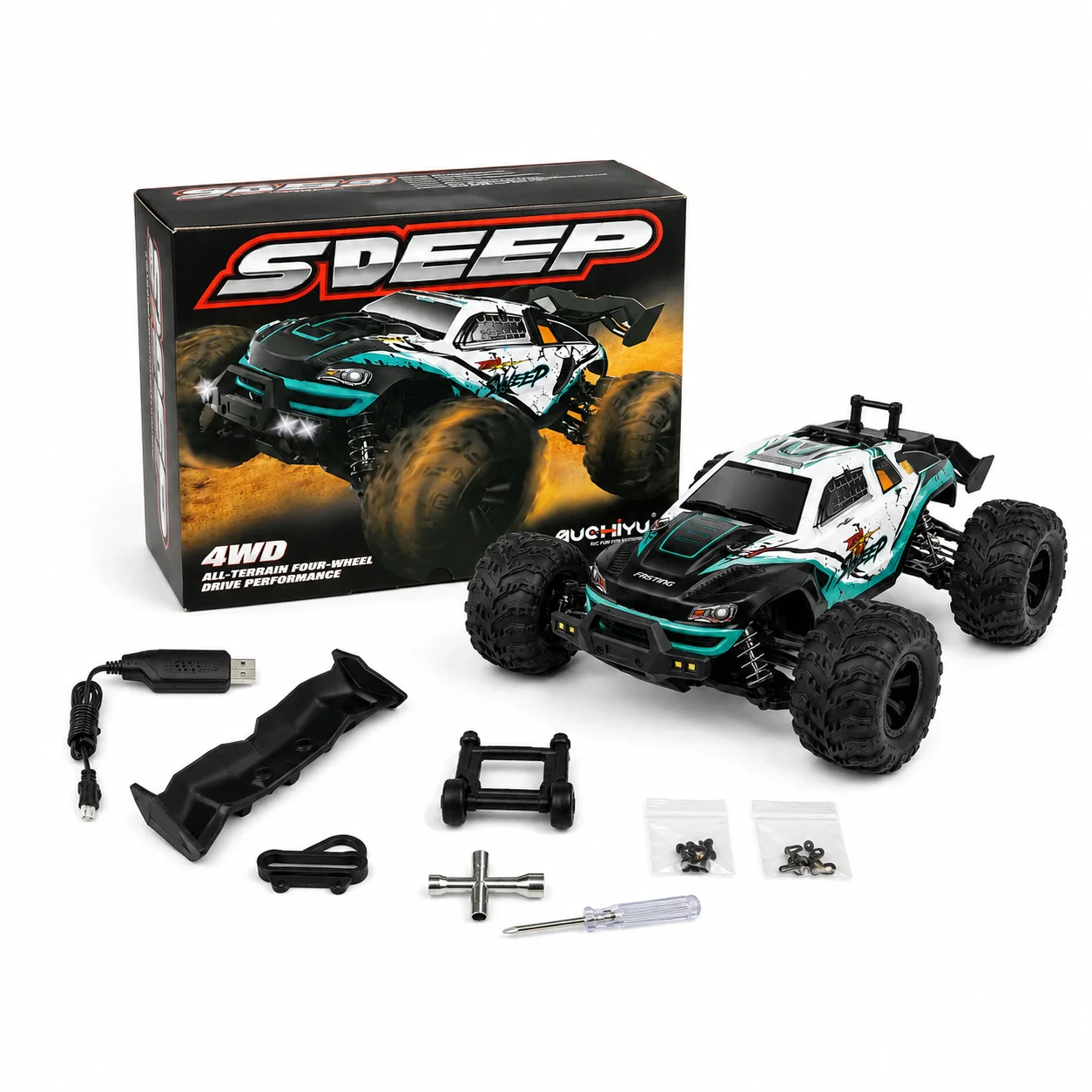 70+ KM/H Hobby Grade 4WD RC Monster Truck ( High Speed Off-Road Racer ) - Image 5