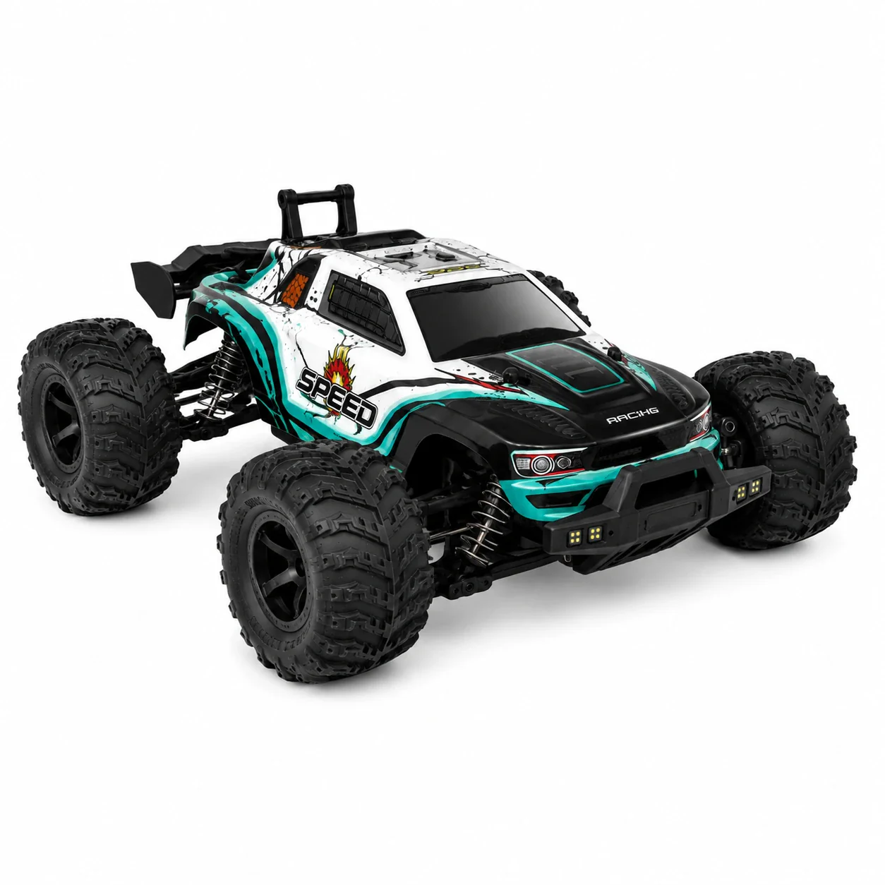 70+ KM/H Hobby Grade 4WD RC Monster Truck ( High Speed Off-Road Racer ) - Image 7