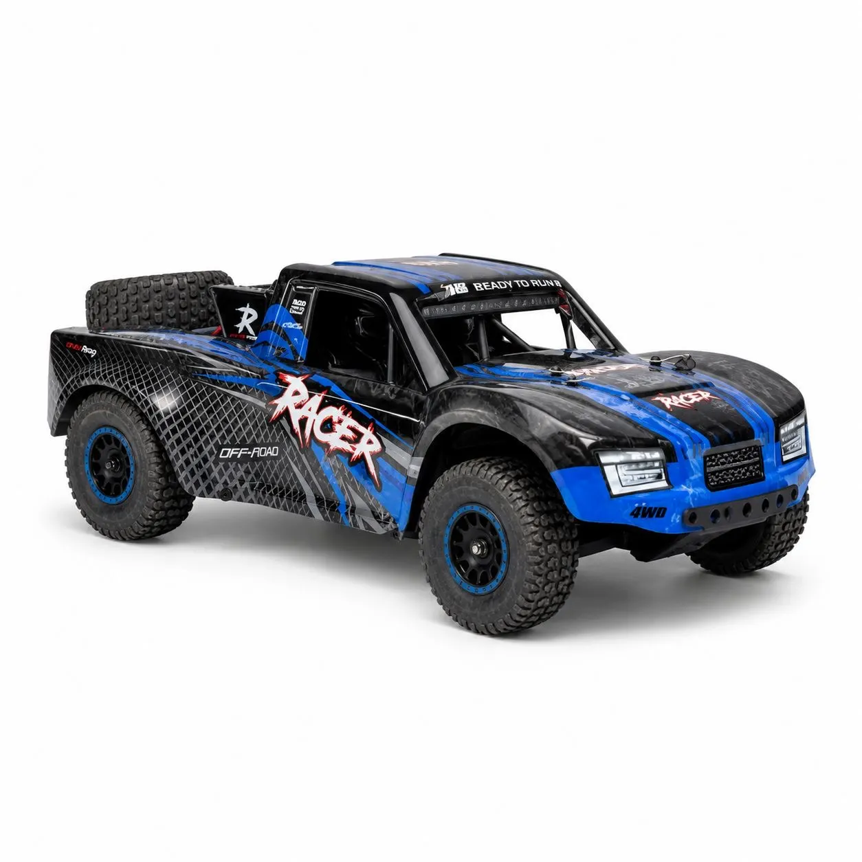80+ KM/H 4WD Brushless Racing Rally RC Car with Gyroscope - Image 3