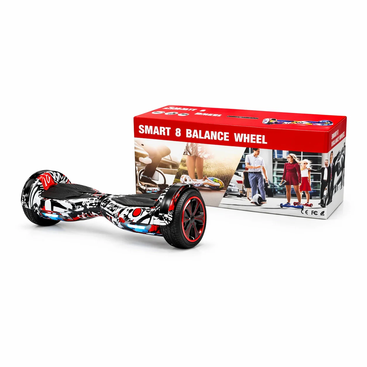 8 Inch Hoverboard with Remote - Image 5