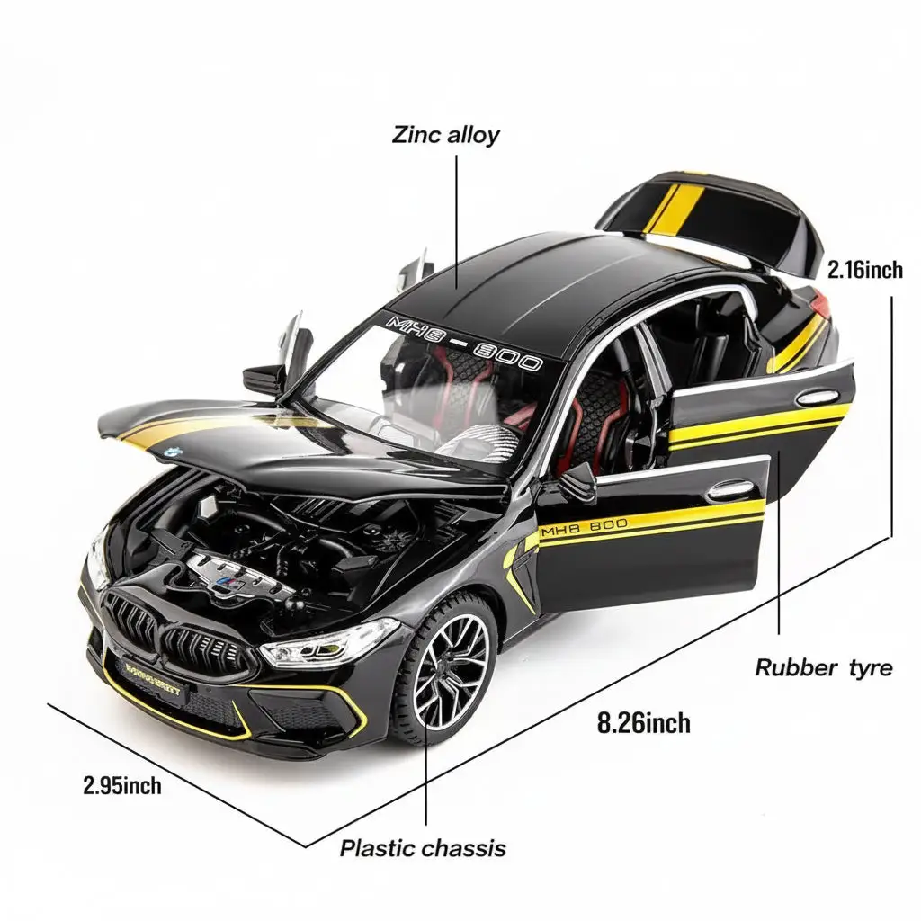 BMW M8 Metal Die Cast (1:24) - Image 2
