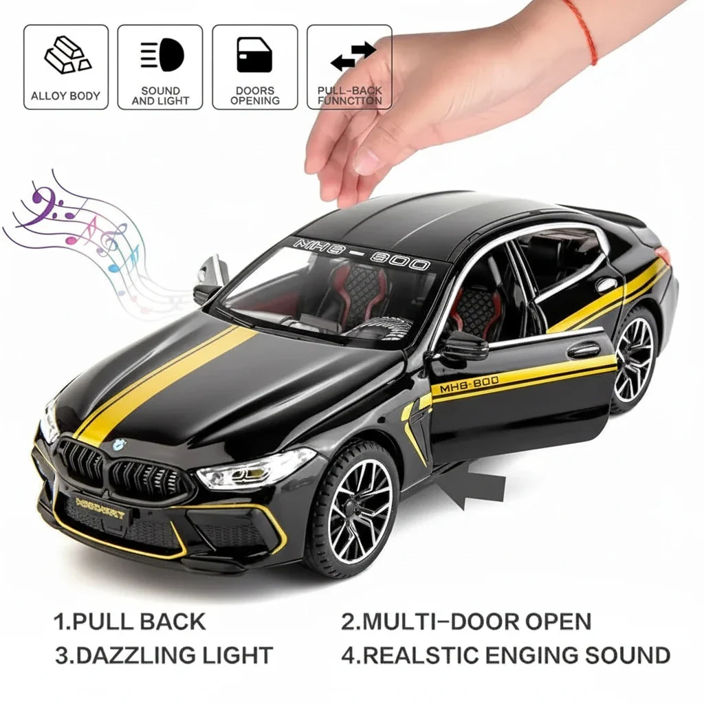 BMW M8 Metal Die Cast (1:24) - Image 3