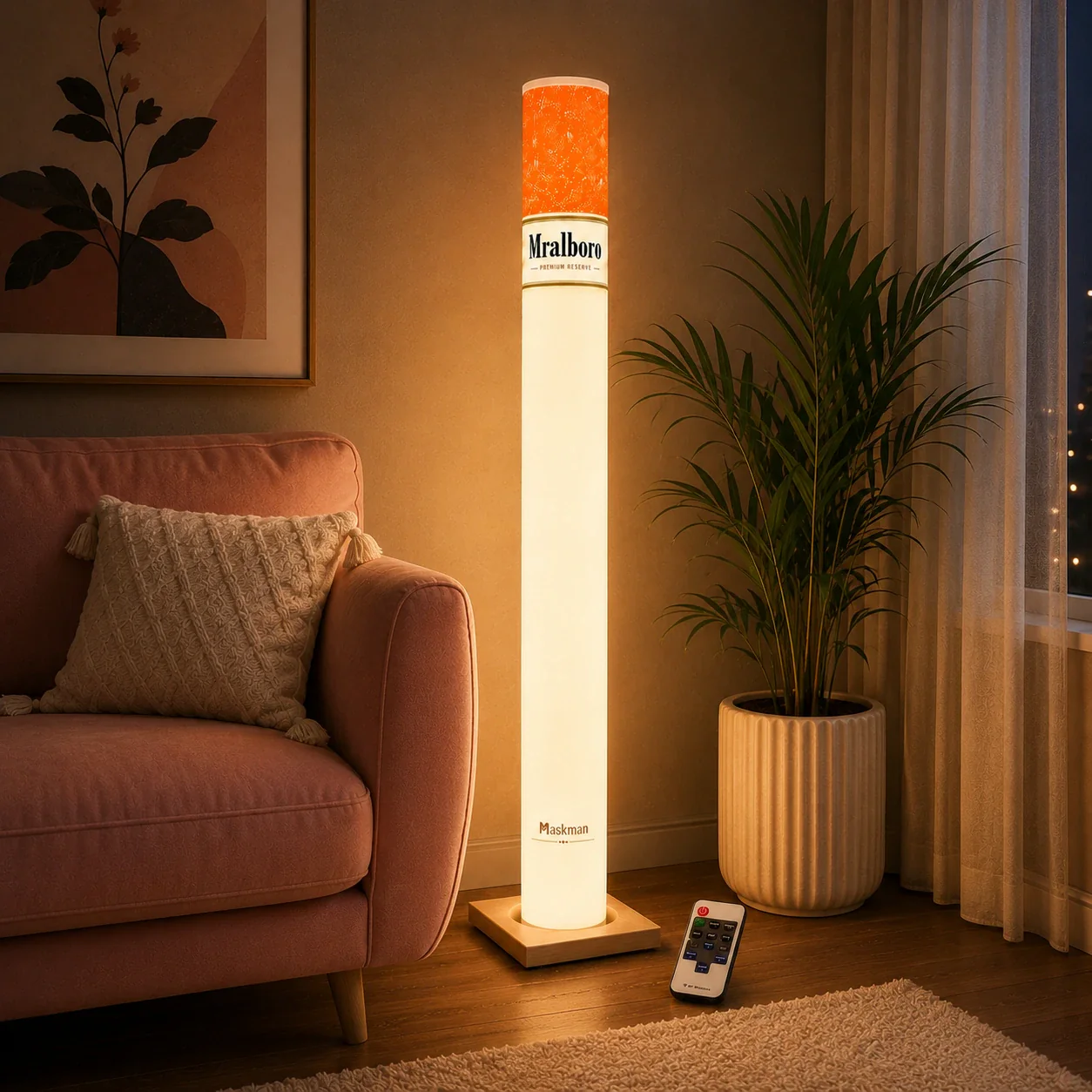 Cigarette LED Lamp with Wireless Remote (100 Cm) - Image 5