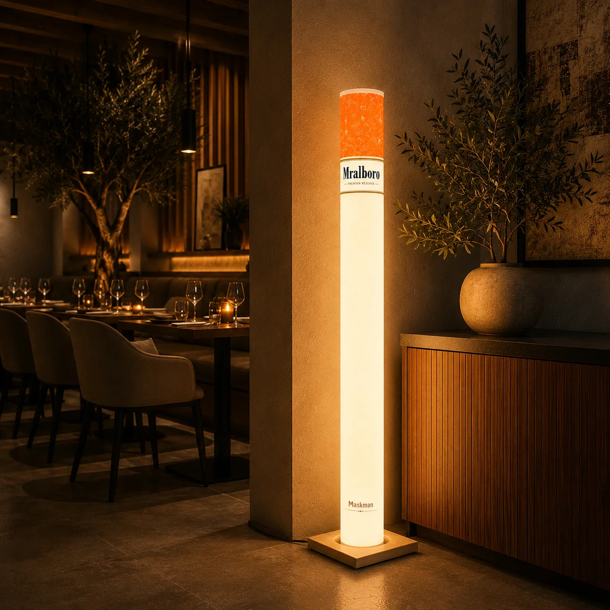 Cigarette LED Lamp with Wireless Remote (100 Cm) - Image 6