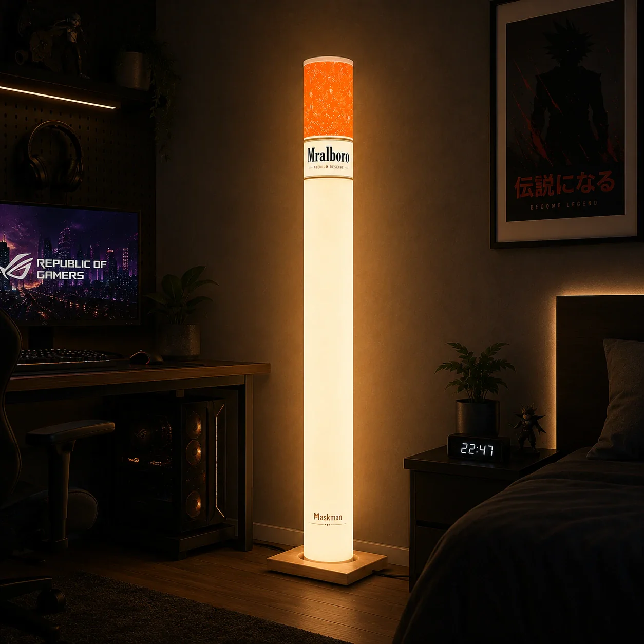 Cigarette LED Lamp with Wireless Remote (100 Cm) - Image 8
