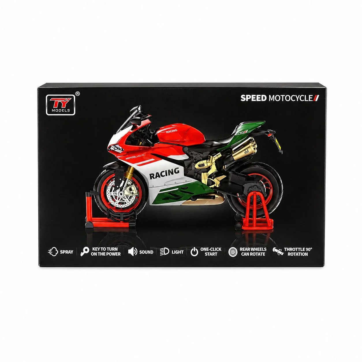 Ducati 1299 Panigale R Die Cast Bike 1:9 - Image 5