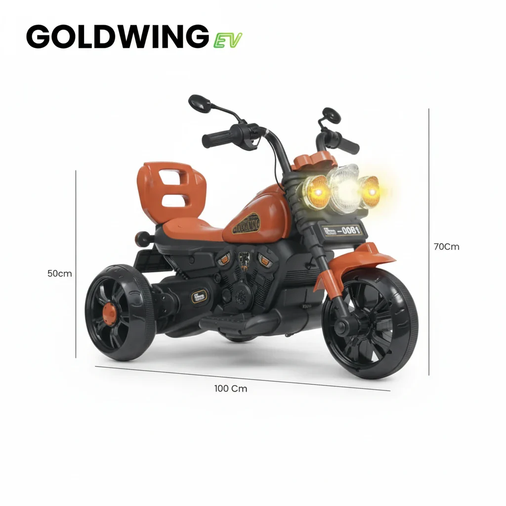 EV Hand Race Bike Bullet Goldwing (12V Kids Ride-On) - Image 4