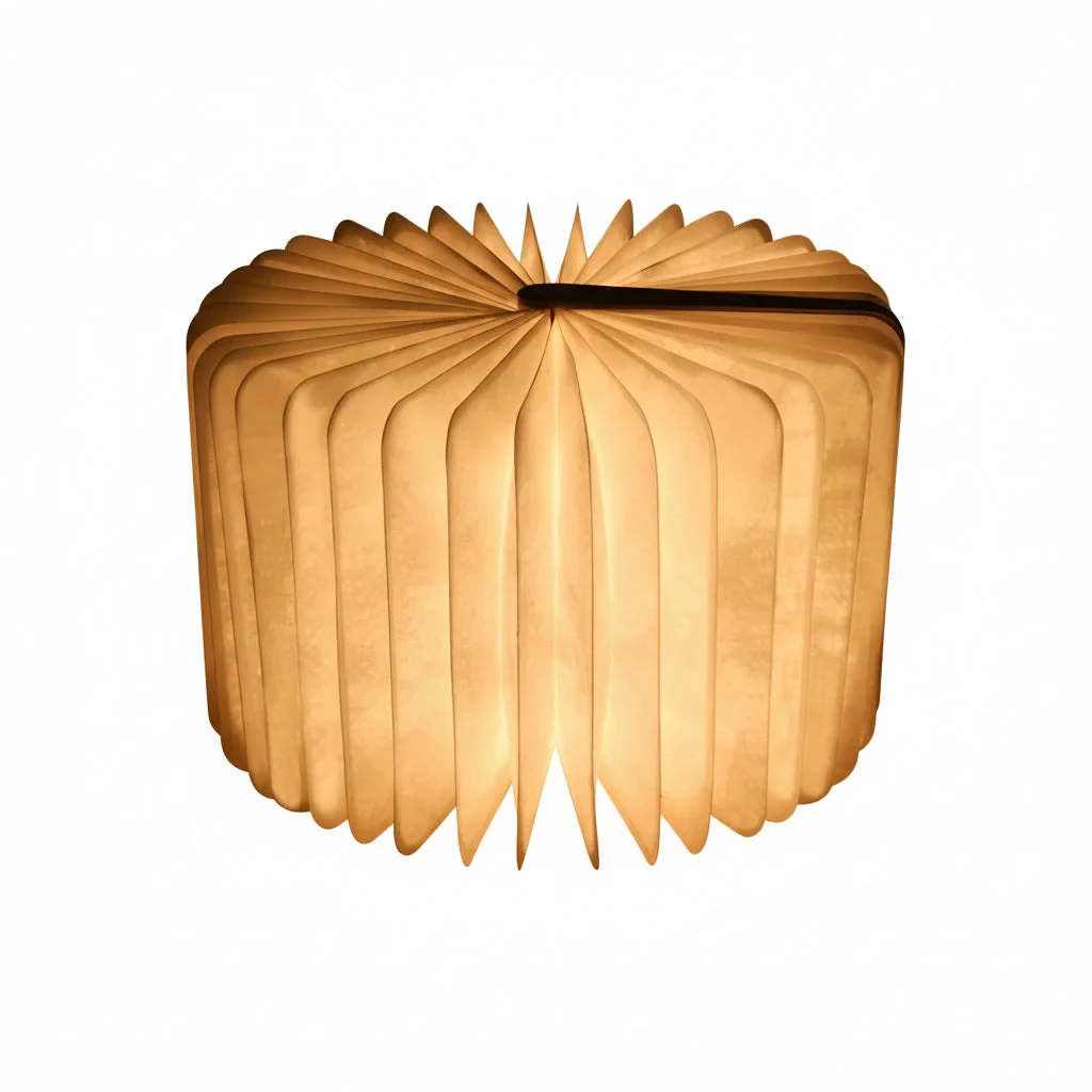 Foldable Wooden Book Lamp - Image 3