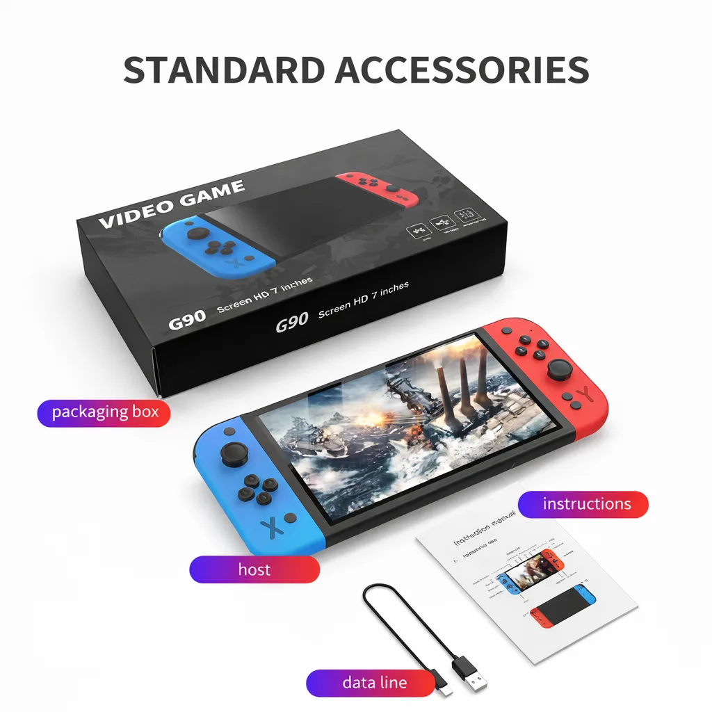 G90 Video Game Console (7 Inch) - Image 3