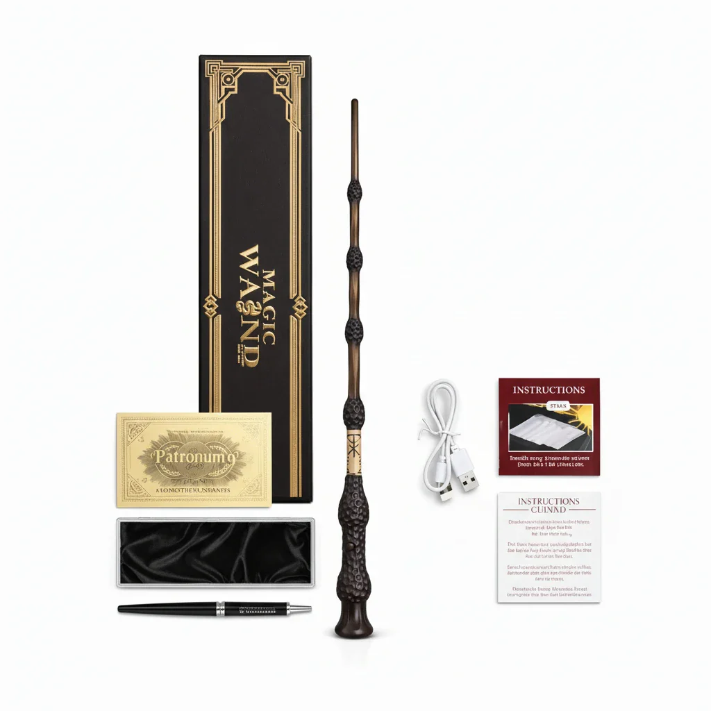 Harry Potter Dumbledore Fire Wand (Imported ,type c charging) - Image 4