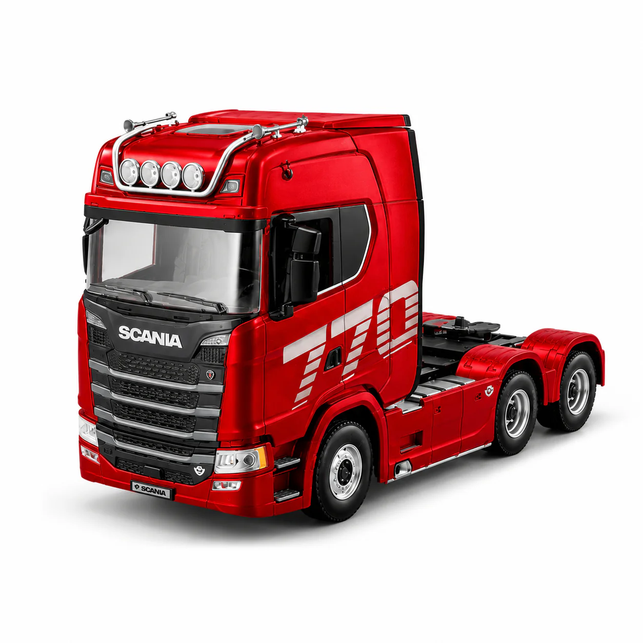 Huina 1501A 1:18 Scania 770 S V8 RC Tractor Truck | 19CH 2.4GHz RTR with LED Lights - Image 9