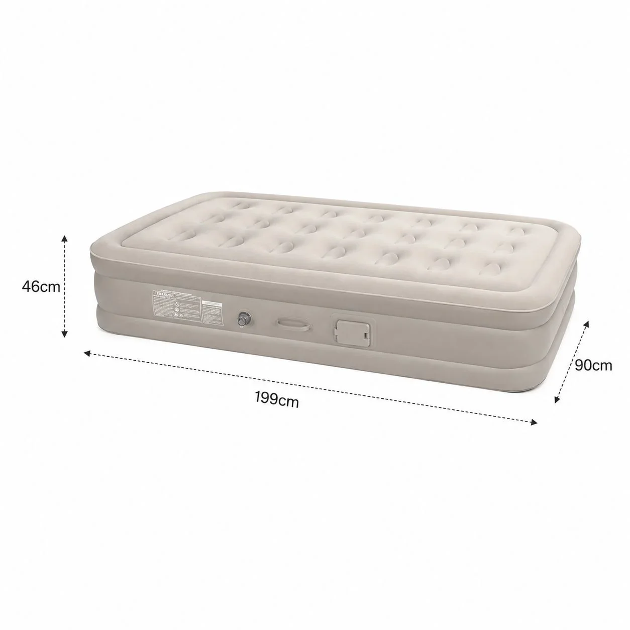 Inflatable Air Bed with Built-in Electric Pump - Image 7