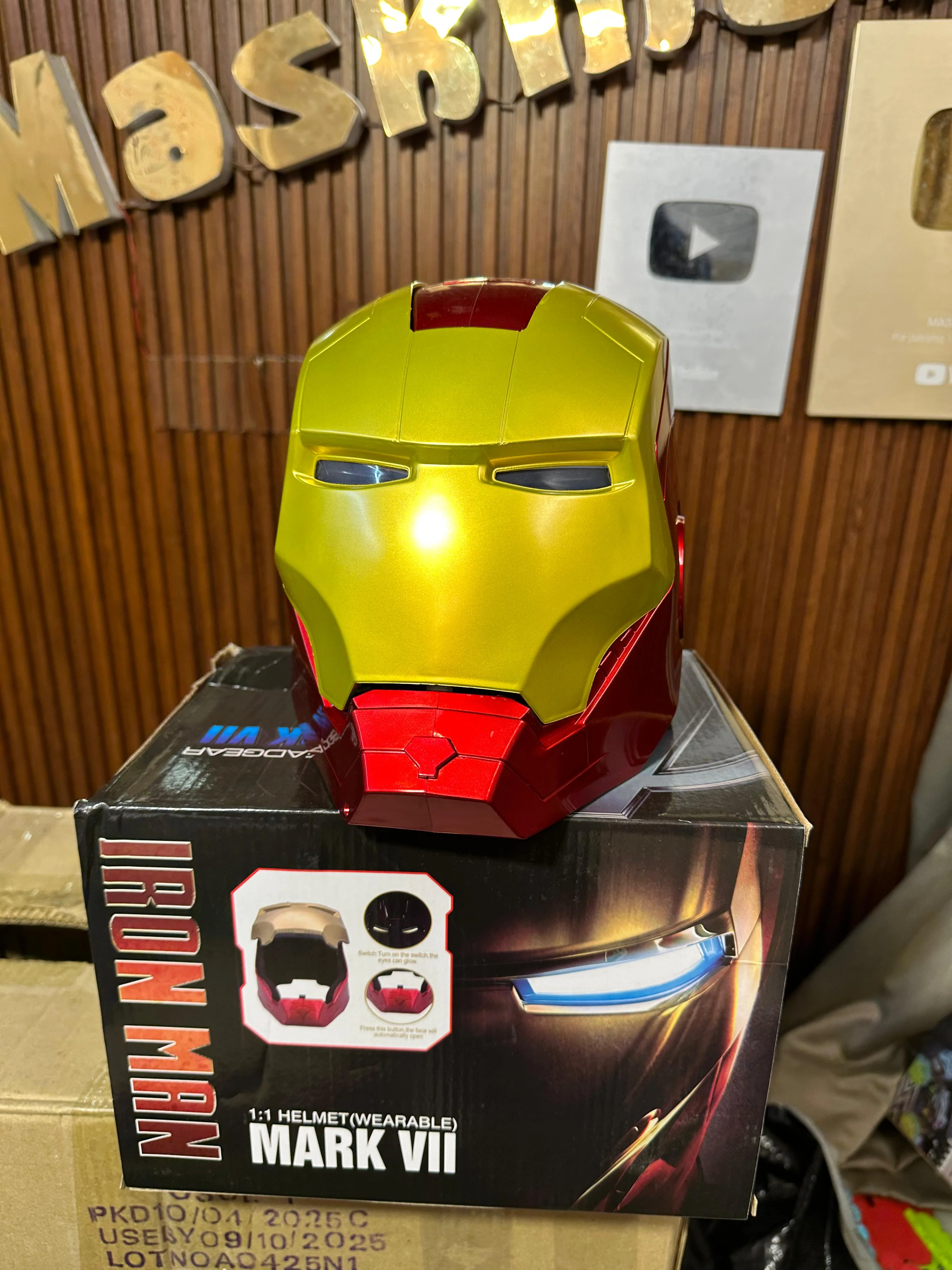 Iron Man Mask Helmet with Touch Open Face - Image 3