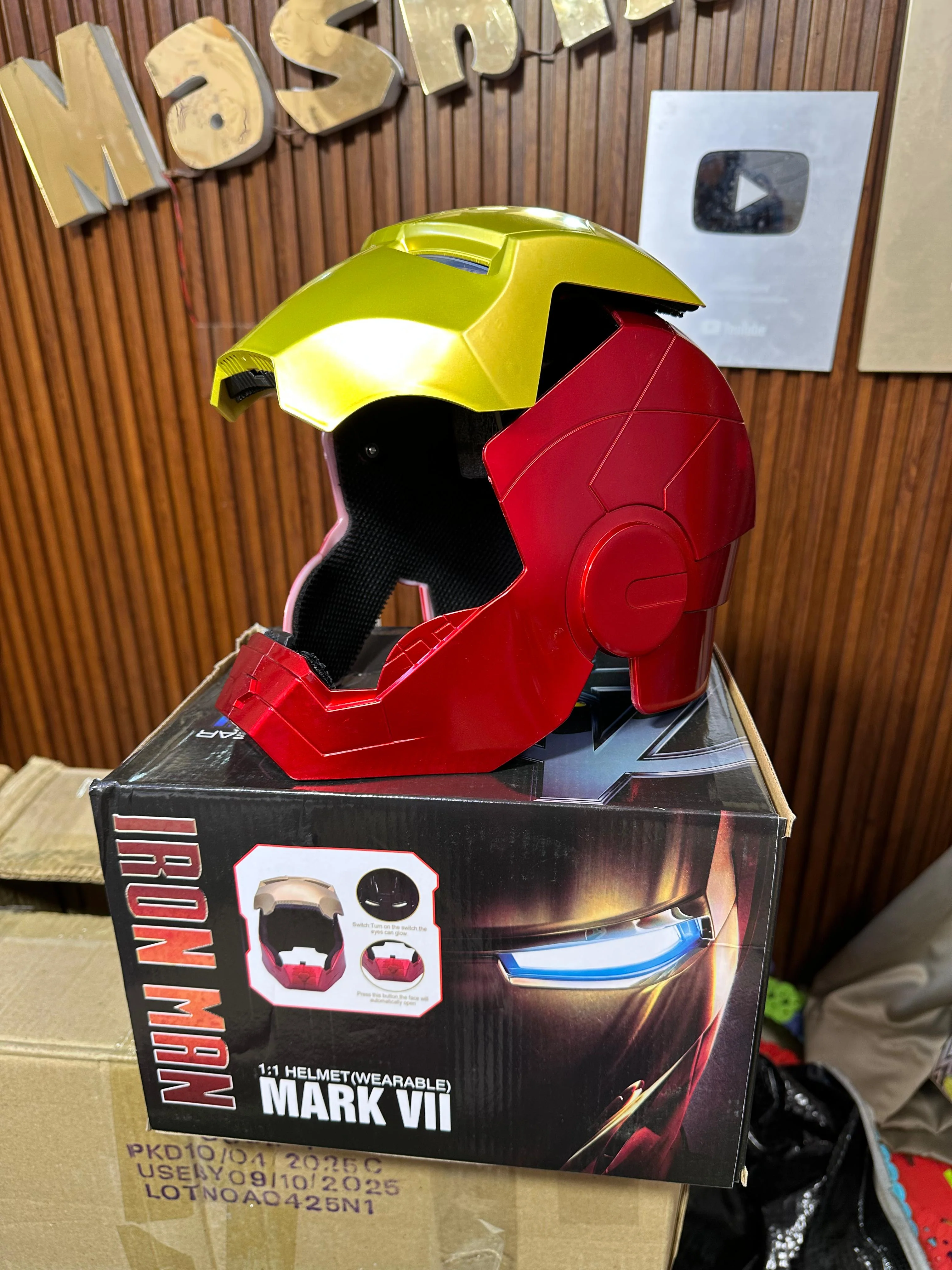 Iron Man Mask Helmet with Touch Open Face - Image 4