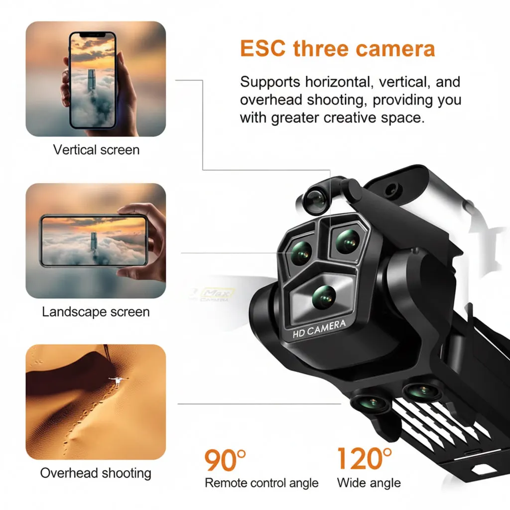 K10 Max 5-Camera Gimbal Drone (4K HD) - Image 6