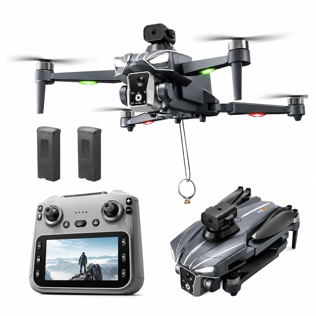 K18 Max GPS Drone with HD Gimbal Camera, Screen Remote, Return Home, Obstacle Avoidance & Airdrop Function - Image 5