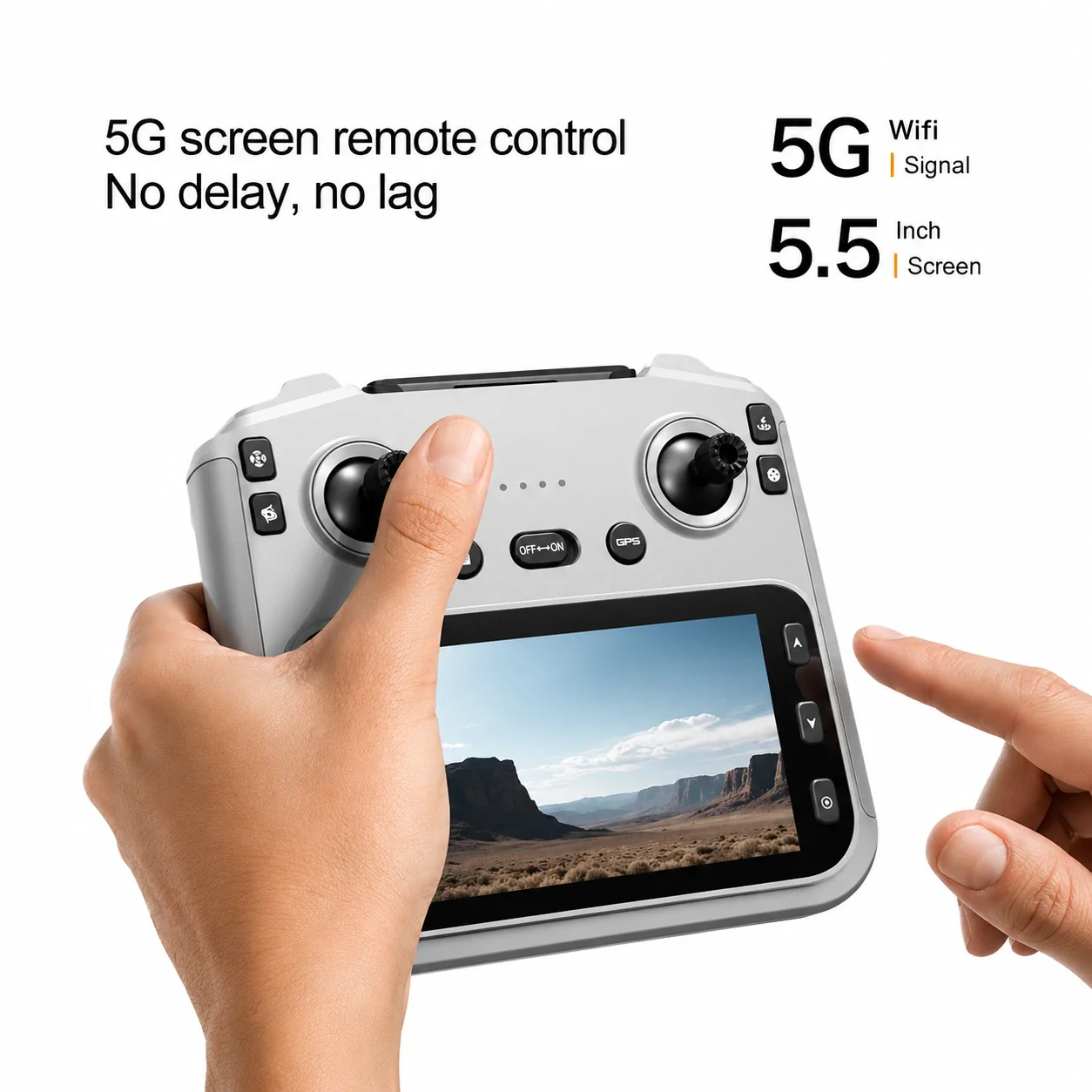 L3 Max GPS Drone with 3-Axis Gimbal Camera, 4K UHD Camera, Screen Remote Controller & Obstacle Avoidance - Image 12