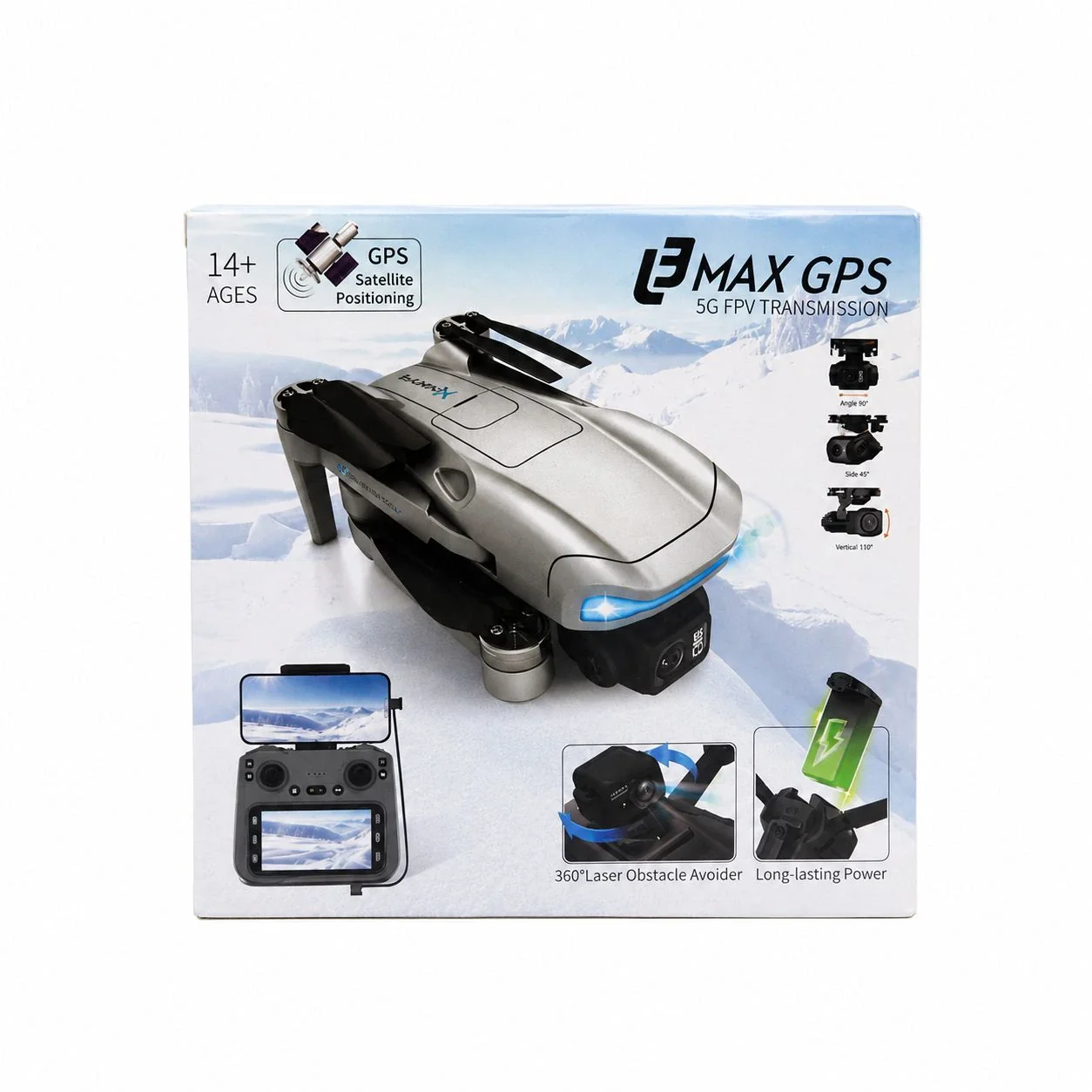 L3 Max GPS Drone with 3-Axis Gimbal Camera, 4K UHD Camera, Screen Remote Controller & Obstacle Avoidance - Image 17