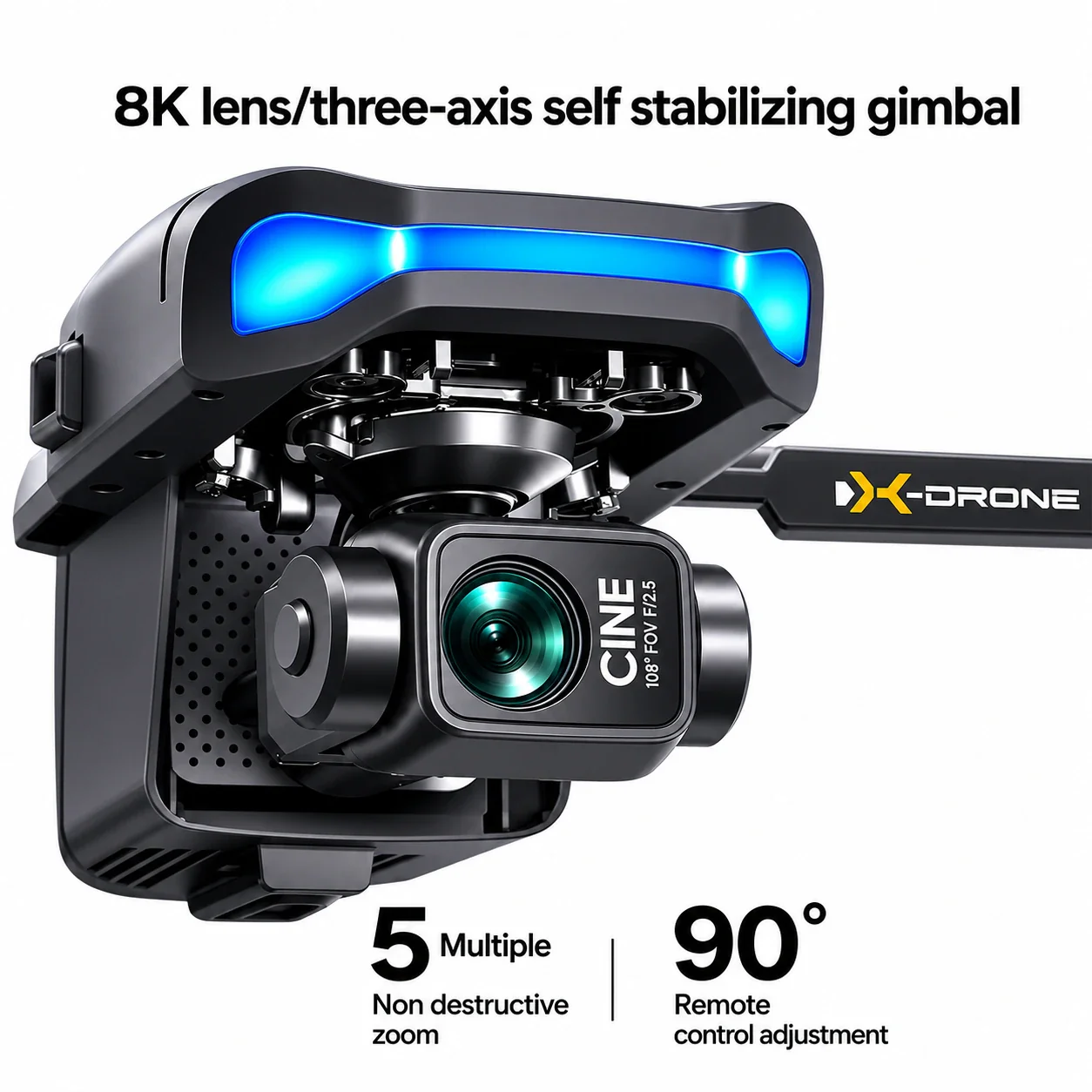 L3 Max GPS Drone with 3-Axis Gimbal Camera, 4K UHD Camera, Screen Remote Controller & Obstacle Avoidance - Image 5