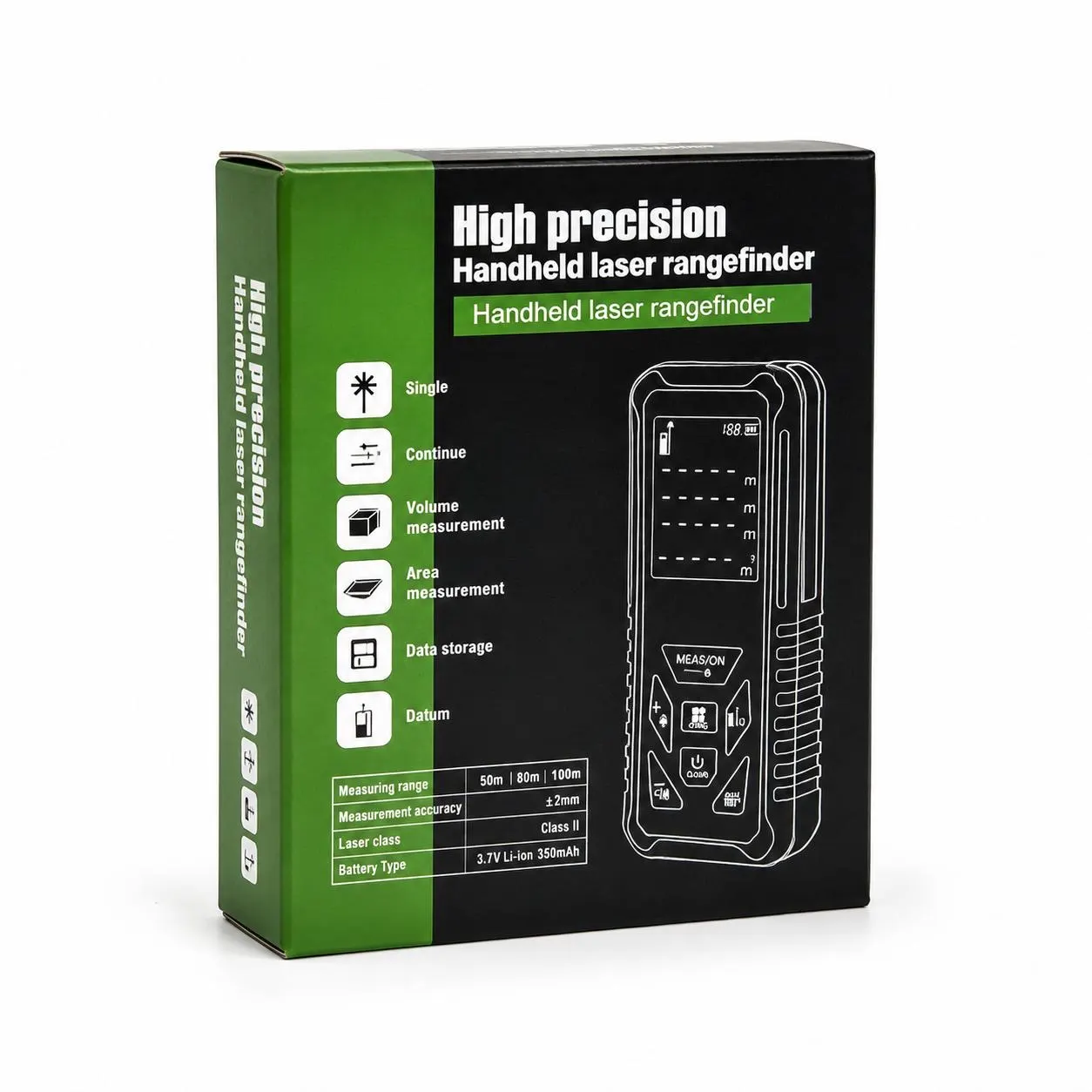 Laser light Measurement Inch Tape (50m) - Image 3