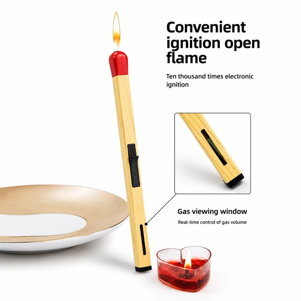 Match Stick Shaped Refillable Butane Gas Lighter (Multipurpose) - Image 14
