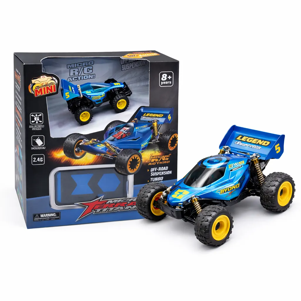 Mini RC Buggy Off-Road 1:64 - Image 4