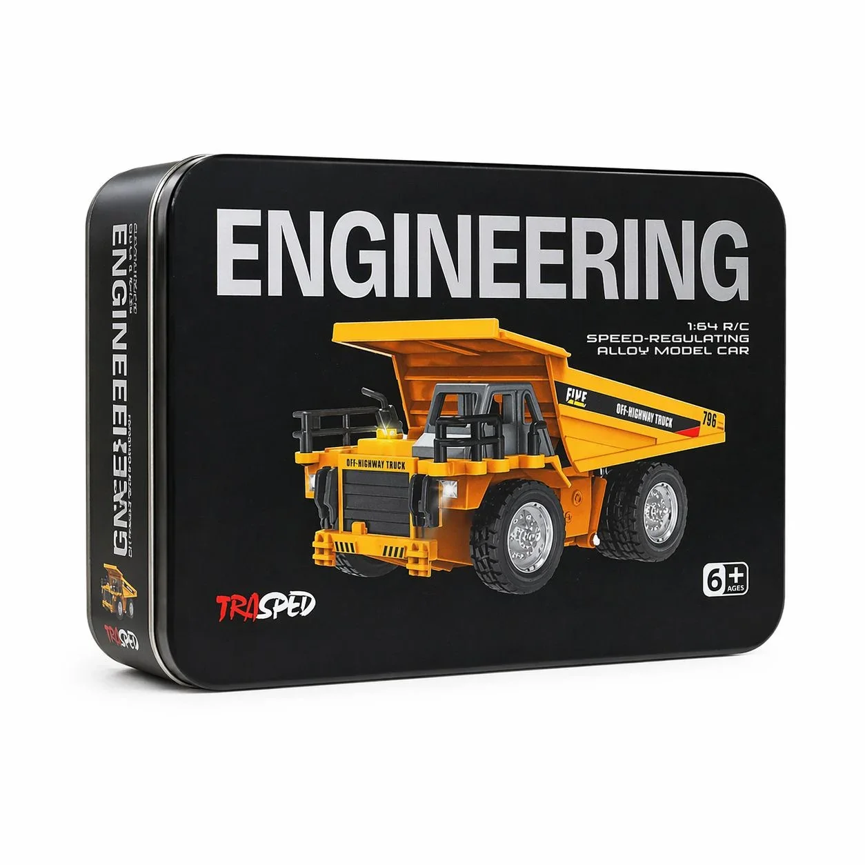 Mini RC Metal Dump Truck (1:64) - Image 5
