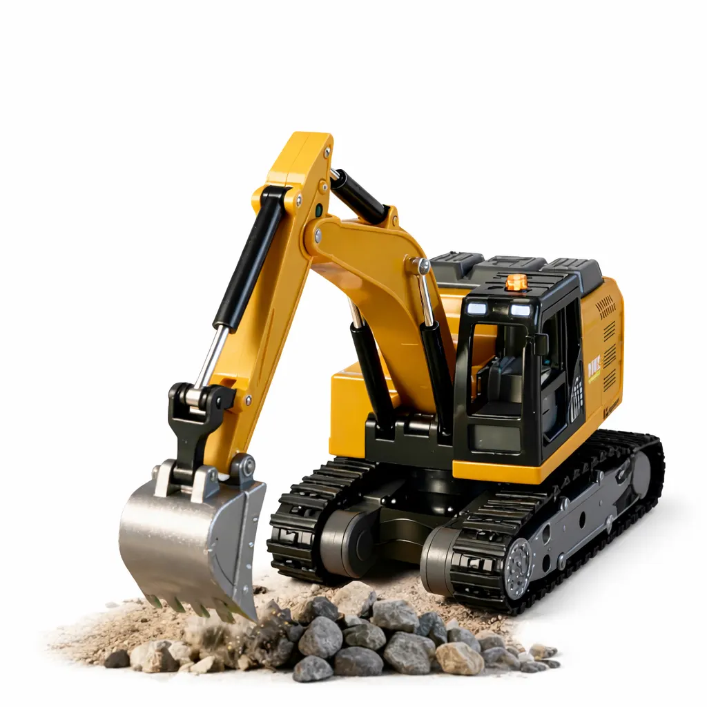 Mini RC Metal JCB 1:64 - Image 3