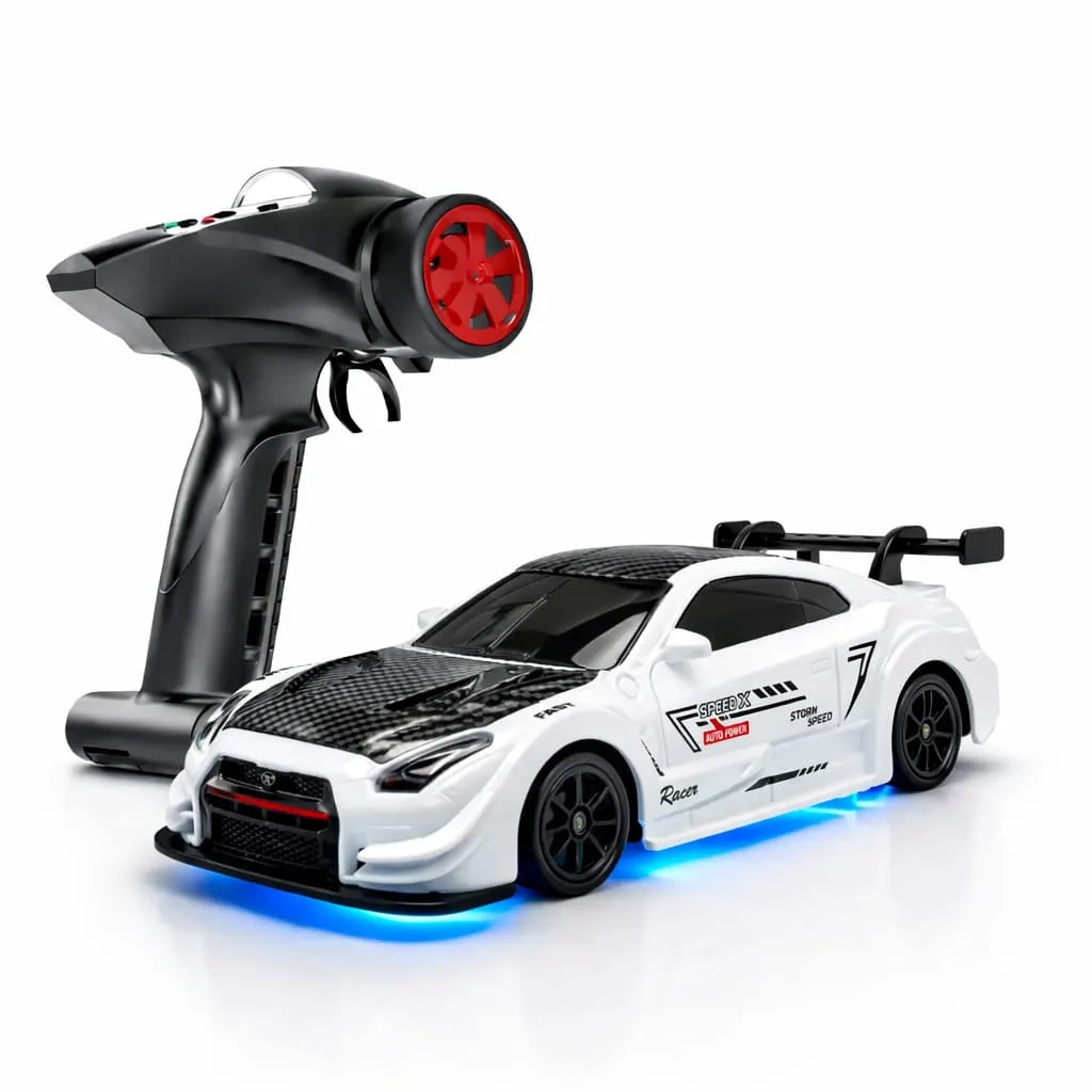 Nissan GTR White RC Car - Image 2