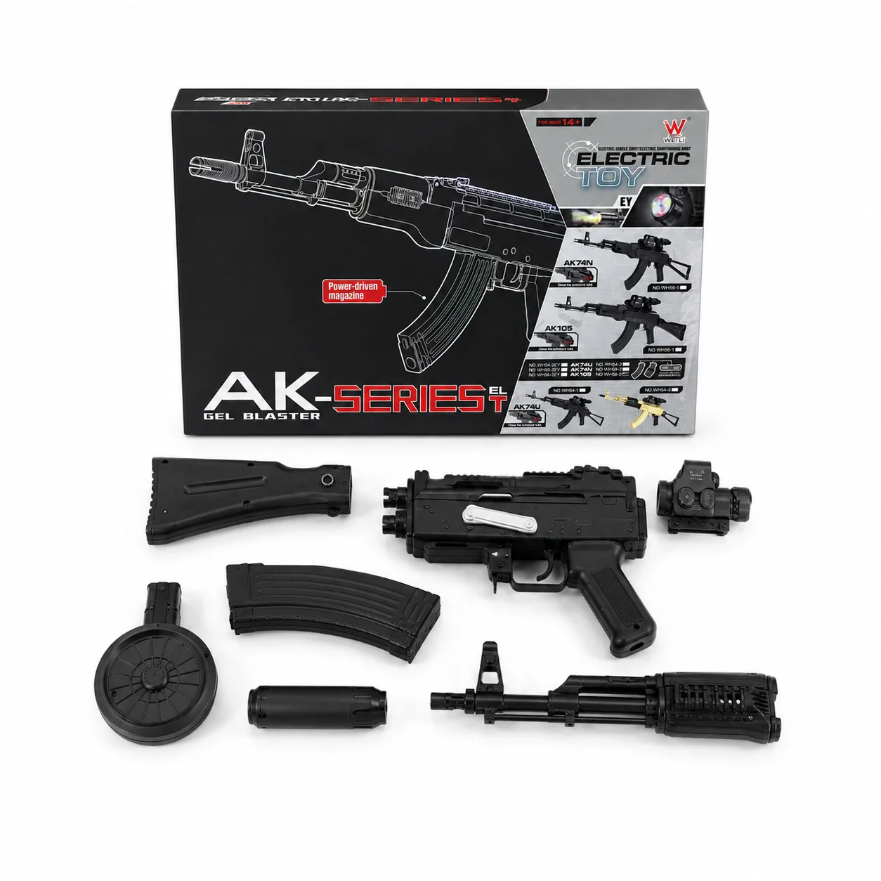 Original AK47U Tactical Electric Gel Blaster hobby grade Toy Gun - Image 6