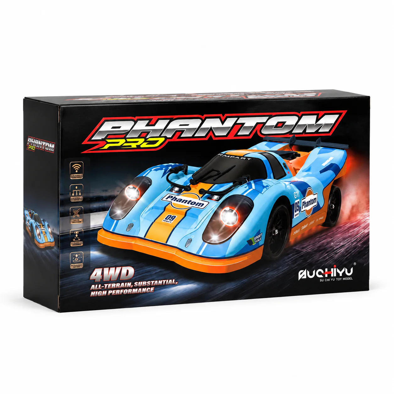 Phantom Pro 09 TopGear 4WD Brushless RC Car- 70KM/H Hobby Grade - Image 18