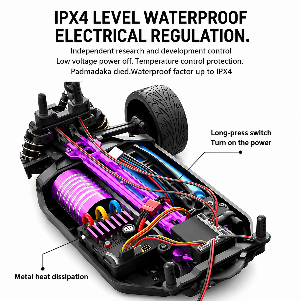 Phantom Pro 09 TopGear 4WD Brushless RC Car- 70KM/H Hobby Grade - Image 21