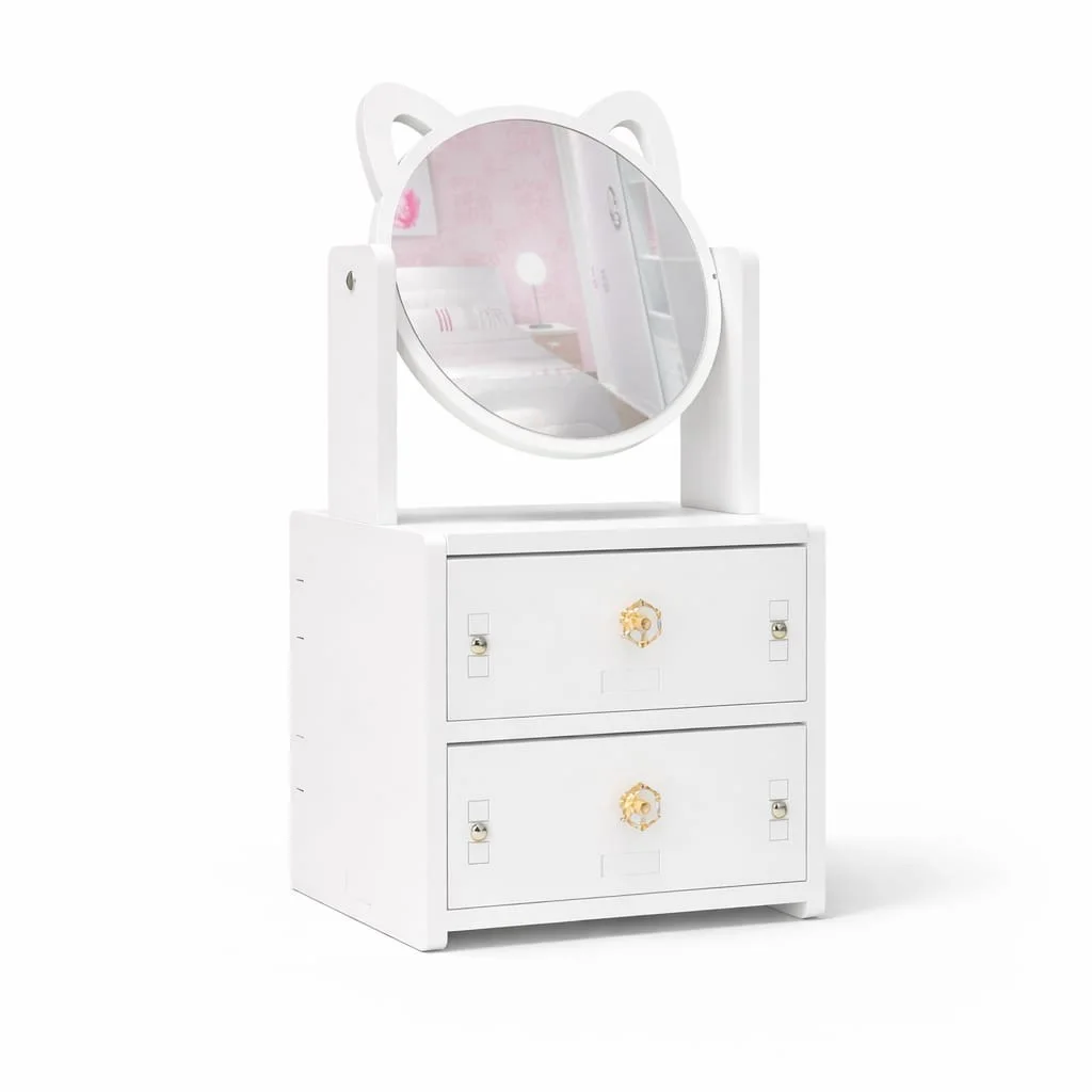 Portable Desktop Make-Up Mirror