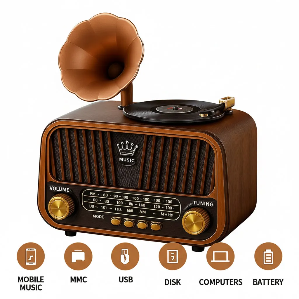 Retro Radio Speaker - Image 5