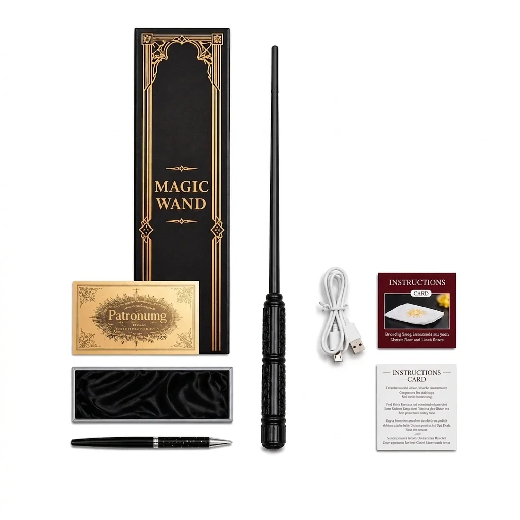 Severus Snape Harry Potter Wand (Imported ,type c charging) - Image 5