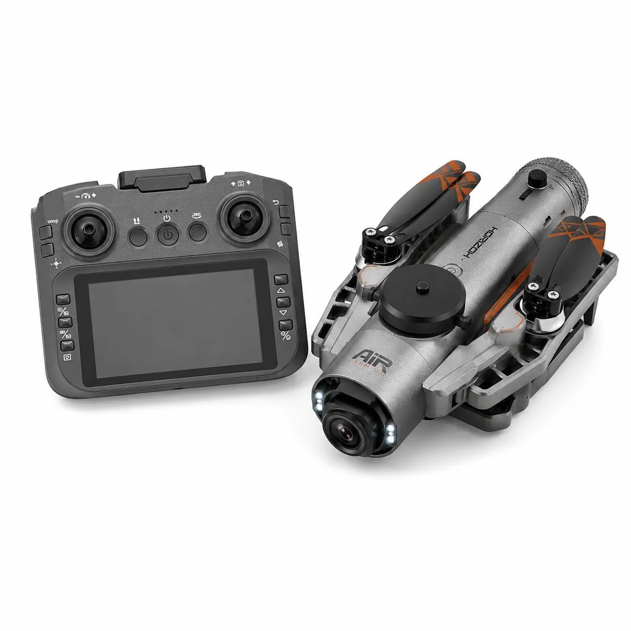 Spaceship Smoke Drone with Screen Remote - Image 3