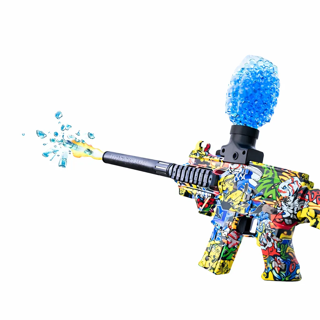 Electric Water Ball Gel Blaster Gun with Silencer & LED Light) - Image 4