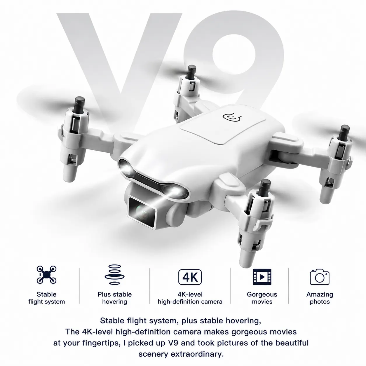 4DRC Mini Nocchi World’s Smallest 4K Camera Drone - Image 8